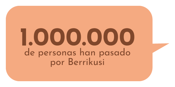 1.000.000 de personas han pasado por Berrikusi